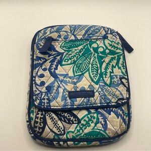 Vera Bradley Santiago Blue Teal Green Gray Crossbody Bag Purse
